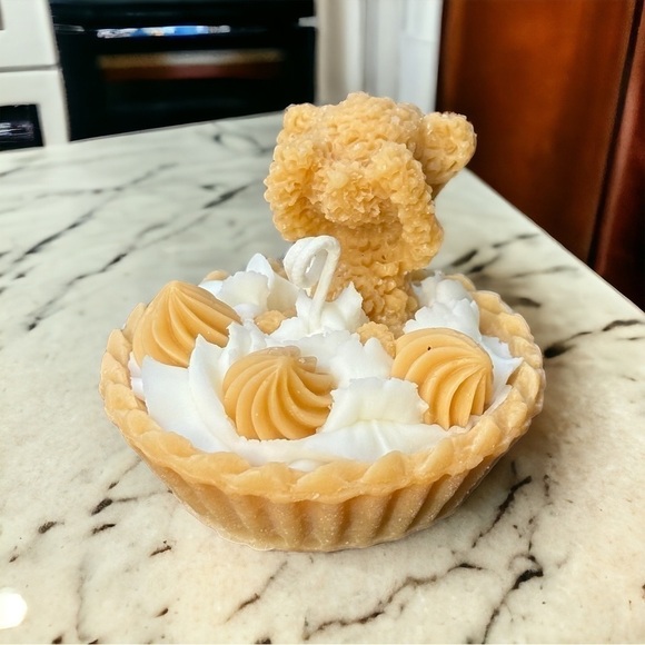 Other - ⚠️SALE Candle // Handmade Teddy Bear Shaped Candle SEND OFFERS🥳